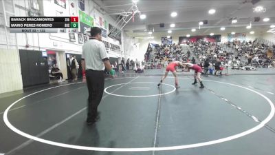 132 lbs Champ. Round 1 - Mario Perez-Romero, Rosemead vs Barack Bracamontes, Savanna