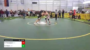 145 lbs Consolation - Ricky Thompson, Nor Cal Wr Ac vs Niko Mayo, Alaska Avalanche