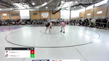 144 lbs Quarterfinal - Aidan Baum, Milford vs Victor Petkov, Ridgefield