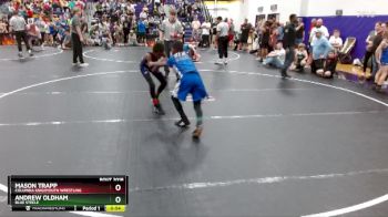 75 lbs Quarterfinal - Mason Trapp, Columbia KnighYouth Wrestling vs Andrew Oldham, Blue Steele