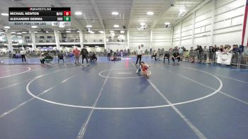 106 lbs Consi Of 4 - Michael Newton, Mayo Quanchi WC vs Alexander Gemma, Iron Faith WC