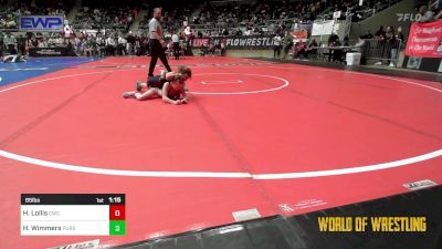 65 lbs Round Of 32 - Hanna Lollis, Cowboy Wrestling Club vs Harper Wimmers, Pursuit