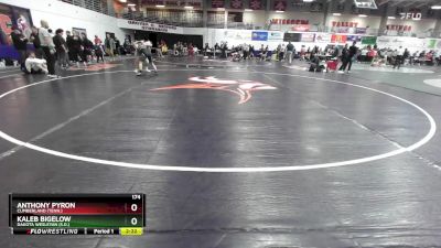 174 lbs Cons. Round 3 - Anthony Pyron, Cumberland (Tenn.) vs Kaleb Bigelow, Dakota Wesleyan (S.D.)