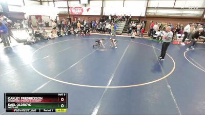 60 lbs Cons. Semi - Kael Oldroyd, Westlake vs Oakley Fredrickson, Sanderson Wrestling Academy