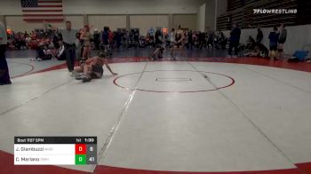 131 lbs Prelims - Julian Giambuzzi, Wisconsin Red MS vs Chad Mariano, Triumph Blue MS