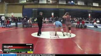 161 lbs Semifinal - Navea Garcia, Platte Valley vs Kim Carlin, Loveland