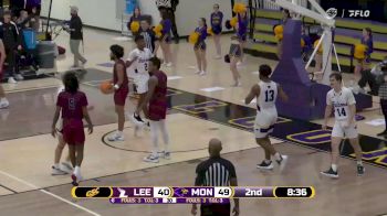 Lee Men's Basketball vs Montevallo Game Highlights | 2024 Gulf South Conference Basketball