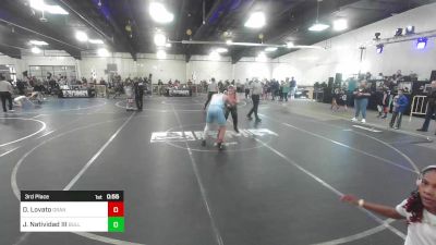 3rd Place - Darius Lovato, Grant County Elite vs Jose Natividad III, Bulldogs Jr Wrestling