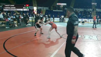 120 lbs Consi Of 8 #2 - Hailey Lewis, Silver Lake vs Sophia Lentini, Westfield