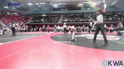 61 lbs Consi Of 4 - Riley Keim, Wagoner Takedown Club vs Logan Weiher, McAlester Youth Wrestling
