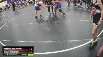 Semifinal - Preston Broughton, Columbia Knights vs Jadyn Henderson, Eastside Youth Wrestling