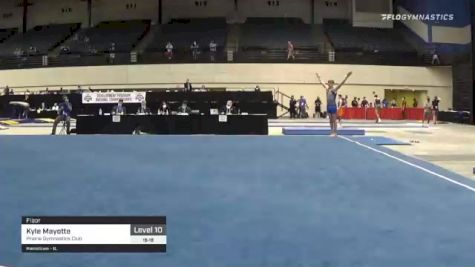 Kyle Mayotte - Floor, Prairie Gymnastics Club - 2021 USA Gymnastics Development Program National Championships