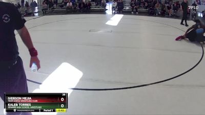 147 lbs Cons. Round 4 - Iverson Mejia, Team Zapas Wrestling Club vs Kaleb Torres, Seward High School Wrestling