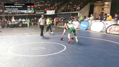 D 2 132 lbs Champ. Round 2 - Phillip Adams, Archbishop Shaw vs Isaiah Trejo-Monroy, Bossier