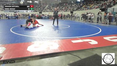 120 lbs Round Of 32 - Aniagha Mitchell, Midwest City MS vs Emma McKay, Putnam City
