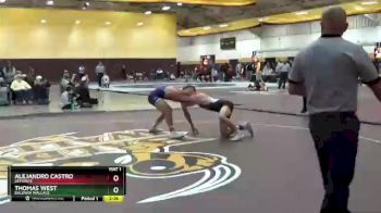 157 lbs Quarterfinal - Alejandro Castro, Defiance vs Thomas West, Baldwin Wallace