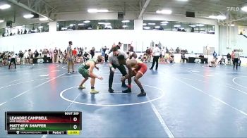 145 lbs Champ. Round 2 - Leandre Campbell, Lake Gibson HS vs Matthew Shaffer, John Glenn