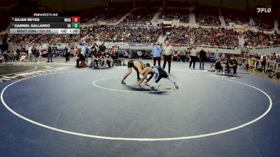 157-D3 1st Place Match - Gabriel Gallardo, Sahuarita High School vs Julian Reyes, Mica Mountain High School