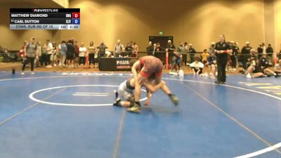 144 lbs Cons. Sub-rd Of 16 - Matthew Diamond, Savage Wrestling Academy vs Cael Dutton, Elite