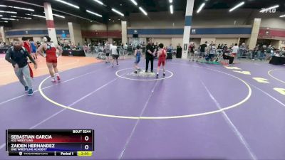 100 lbs Cons. Semi - Sebastian Garcia, 4oz Wrestling vs Zaiden Hernandez, ONE Wrestling Academy