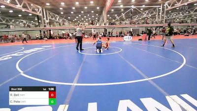 130A lbs Quarterfinal - Ryan Ball, Empire Wrestling Academy vs Cristian Pote, Empire Wrestling Academy