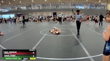 56 lbs Round 5 (6 Team) - David Comes, Crossroads Wrestling vs Nick Johnson, Irontide
