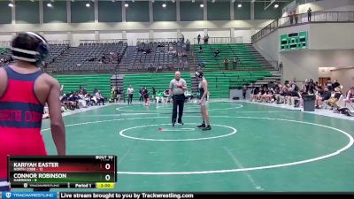 113 lbs Quarters & 1st Wb (16 Team) - Connor Robinson, Harrison vs Kariyah Easter, North Cobb