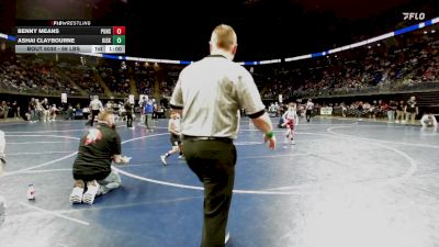 56 lbs Round Of 32 - Benny Means, Punxsutawney vs AShai Claybourne, Kiski Area
