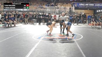 130 lbs Cons. Round 1 - Aidan Arthur, Fletcher Senior vs Kaja Williams, Parrish High School