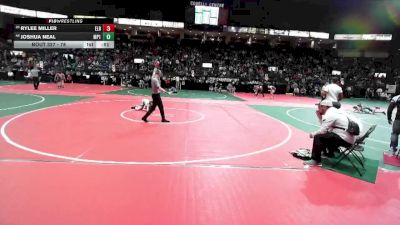 78 lbs Cons. Round 2 - Joshua Neal, MP1 vs Rylee Miller, ELR1