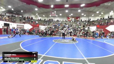 45 lbs Quarterfinal - Nolan Malloch, Contenders Wrestling Acadamy vs Xander Hall, Cincinnati