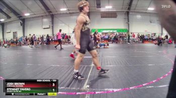 150 lbs Quarterfinal - Josh Brown, Carolina Reapers vs Stewart Favero, Legacy Elite WC