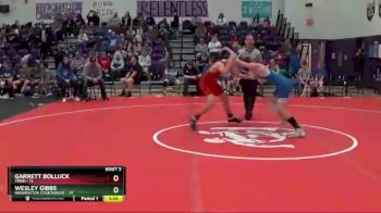 128 lbs Round 1 (6 Team) - Wesley Gibbs, Washington Courthouse vs Garrett Bolluck, Triad