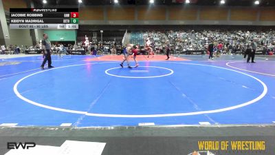 92 lbs Quarterfinal - Jacobie Robbins, Greater Heights Wrestling vs Keidyn Madrigal, Dethrone