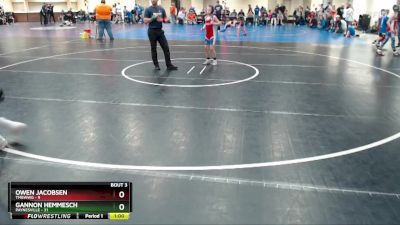 84 lbs Placement (4 Team) - Owen Jacobsen, TMBWWG vs Gannon Hemmesch, Paynesville