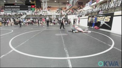 132 lbs Rr Rnd 1 - Aleks Routledge, Husky WC vs Dalton Vaneaton, Wichita Training Center