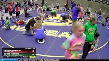 110 lbs Round 1 - Kimber Holcomb, Eagle Point Youth Wrestling Cl vs Taylynn Stratton, Hermiston Wrestling