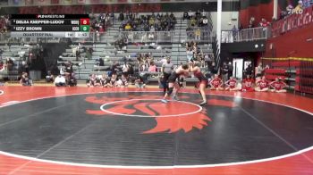 145 lbs Quarterfinal - Izzy Brown, Iowa City High vs Deliia Knepper-Ludov, Western Dubuque