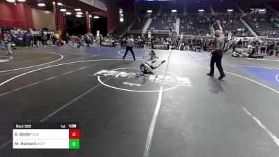 61 lbs Final - Brock Bader, Siouxland Wr Ac vs Merrick Richard, Matpac Wrestling ND