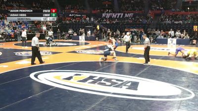 2A 190 lbs Semifinal - Judah Heeg, Lemont (H.S.) vs Jaxon Penovich, Arlington Heights (St. Viator)
