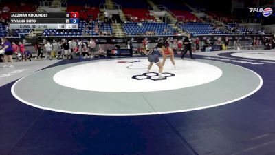 125 lbs Cons. Rd Of 64 - Jazzman Khoundet, UT vs Viviana Soto, WY