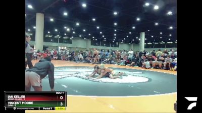 120 lbs Round 1 (6 Team) - Ian Keller, BRAWL Silver vs Vincent Moore, CIAW