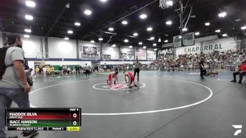 165 lbs Semifinal - Isacc Hanson, Murrieta Valley vs Maddox Silva, Great Oak