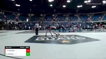 101 lbs Cons. Round 3 - Tommy Tourdot, Rochelle vs Ryan Hanson, McHenry