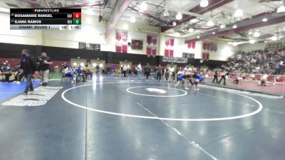 130 lbs Champ. Round 1 - Iliana Ramos, Beaumont vs Rosamarie Rangel, Santa Ana Valley