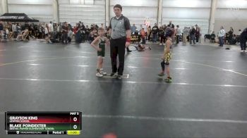 49 lbs Round 1 - Blake Poindexter, Reeths-puffer Elementary School vs Grayson King, Lewton School