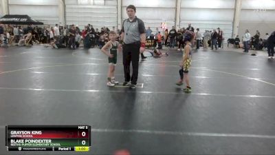 49 lbs Round 1 - Blake Poindexter, Reeths-puffer Elementary School vs Grayson King, Lewton School