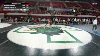 132 lbs Round 1 (16 Team) - Joshua Rhodes, Conroe Caney Creek vs Charlie Trujillo, Austin Vandegrift