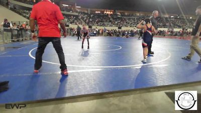 76 lbs Consi Of 8 #2 - Drake Lear, Fort Gibson vs Miles Scott, Ponca City