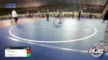 90 lbs Consi Of 8 #1 - Luke Gonzales, Randall Youth Wrestling Club vs Tanner Woolery, Standfast